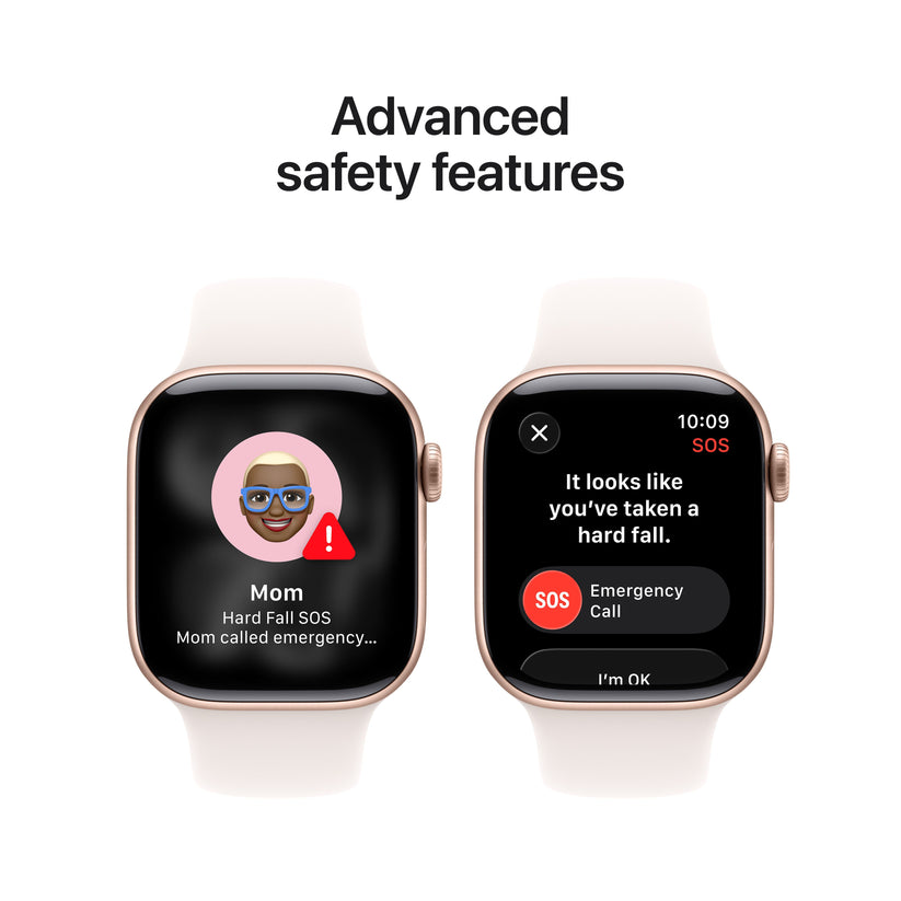 Apple Watch Series 11 GPS 42mm Rose Gold Aluminium Case with Light Blush Sport Band - S/M - iSTYLE BG