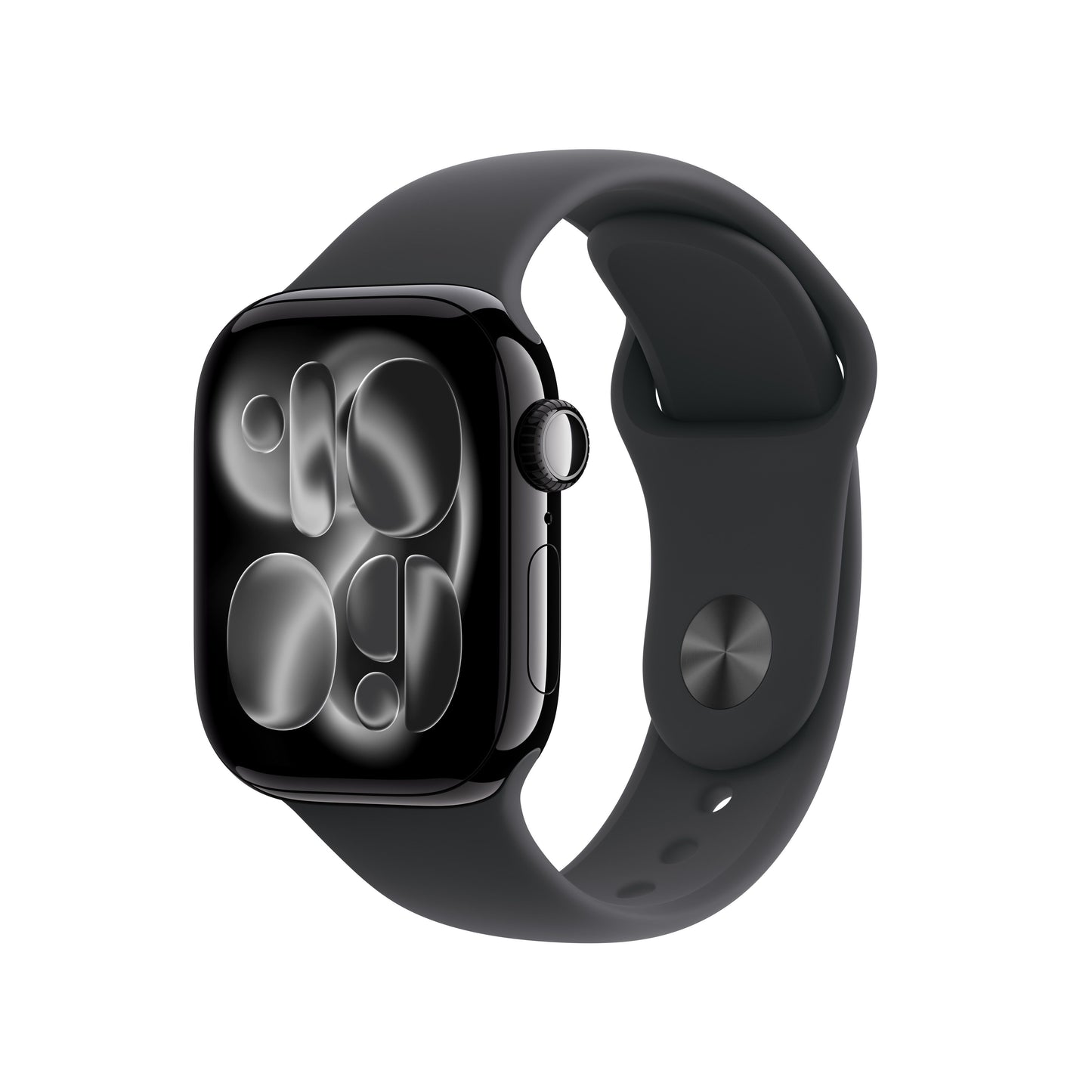 Apple Watch Series 11 GPS + Cellular 42mm Jet Black Aluminium Case with Black Sport Band - S/M - iSTYLE BG