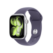 Apple Watch Series 11 GPS + Cellular 42mm Silver Aluminium Case with Purple Fog Sport Band - S/M - iSTYLE BG