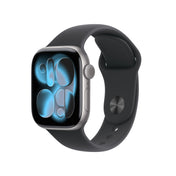 Apple Watch Series 11 GPS + Cellular 42mm Space Grey Aluminium Case with Black Sport Band - M/L - iSTYLE BG