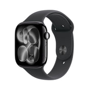 Apple Watch Series 11 GPS 46mm Jet Black Aluminium Case with Black Sport Band - M/L - iSTYLE BG