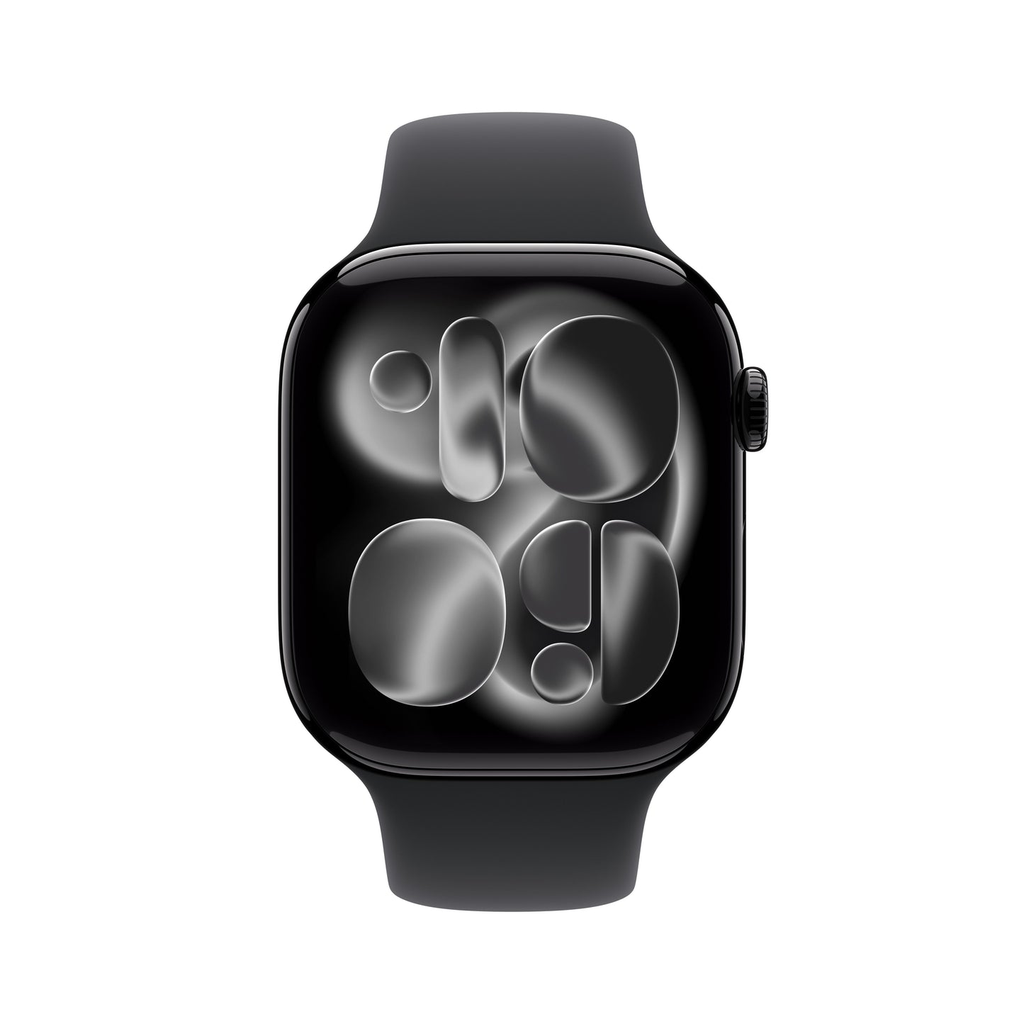 Apple Watch Series 11 GPS 46mm Jet Black Aluminium Case with Black Sport Band - M/L - iSTYLE BG