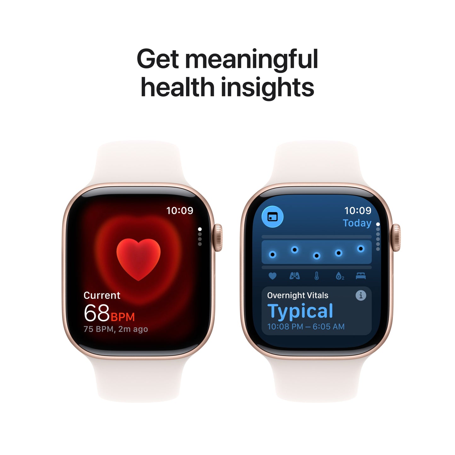Apple Watch Series 11 GPS + Cellular 46mm Rose Gold Aluminium Case with Light Blush Sport Band - S/M - iSTYLE BG