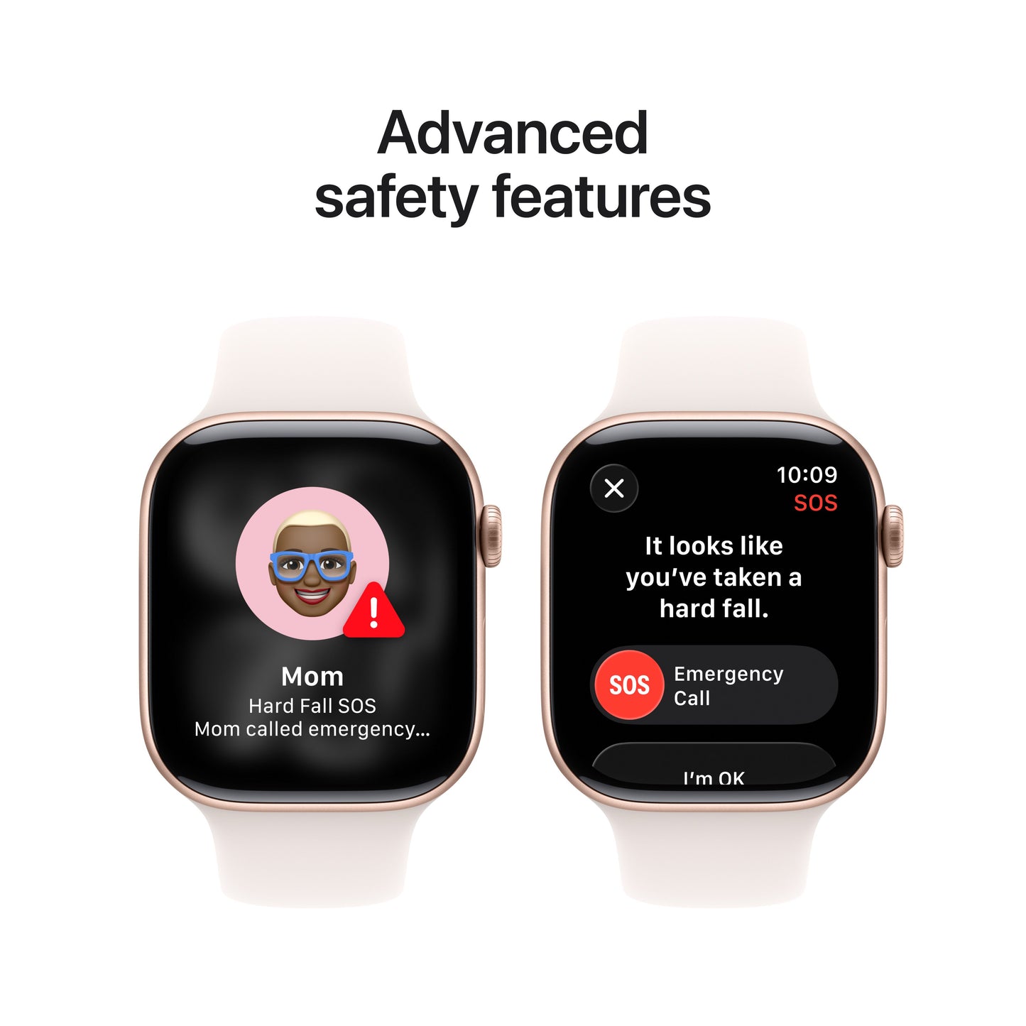 Apple Watch Series 11 GPS + Cellular 46mm Rose Gold Aluminium Case with Light Blush Sport Band - S/M - iSTYLE BG