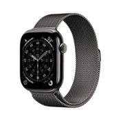 Apple Watch Series 11 GPS + Cellular 46mm Slate Titanium Case with Slate Milanese Loop - M/L - iSTYLE BG