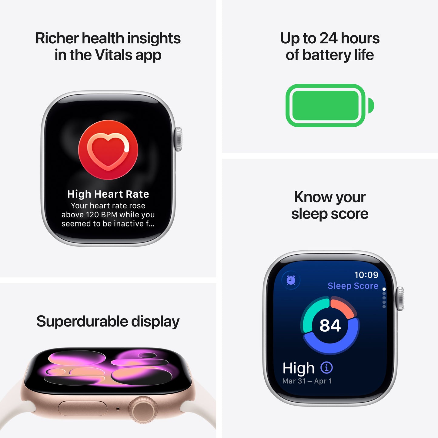 Apple Watch Series 11 GPS + Cellular 46mm Slate Titanium Case with Slate Milanese Loop - M/L - iSTYLE BG