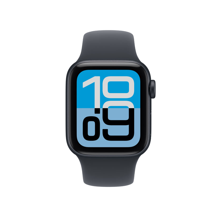 Apple Watch SE 3 GPS + Cellular 40mm Midnight Aluminium Case with Midnight Sport Band - S/M - iSTYLE BG