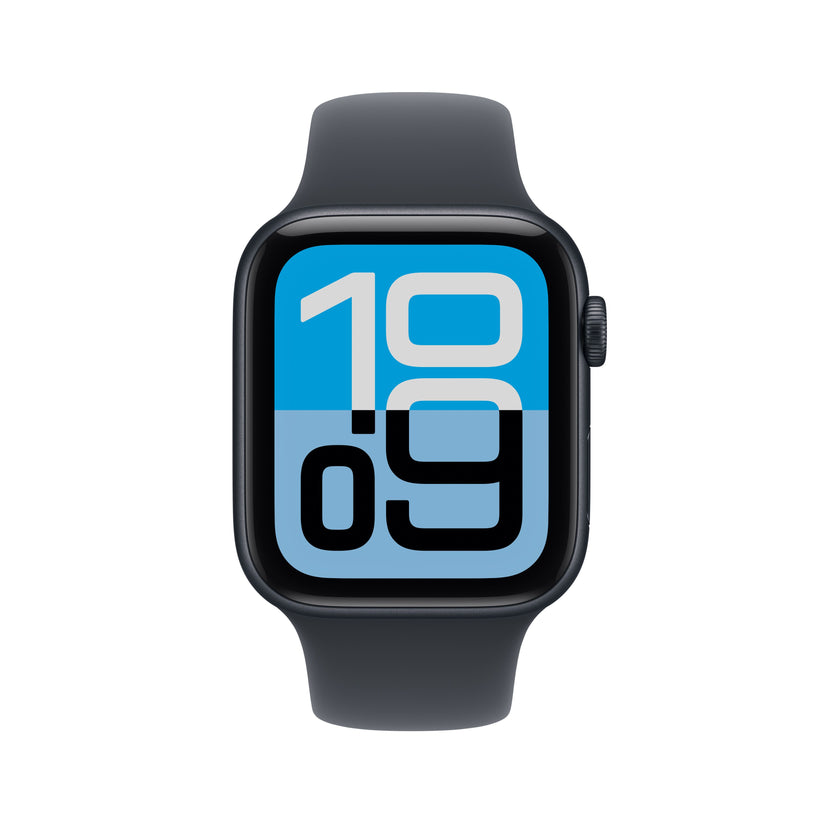 Apple Watch SE 3 GPS 44mm Midnight Aluminium Case with Midnight Sport Band - M/L - iSTYLE BG