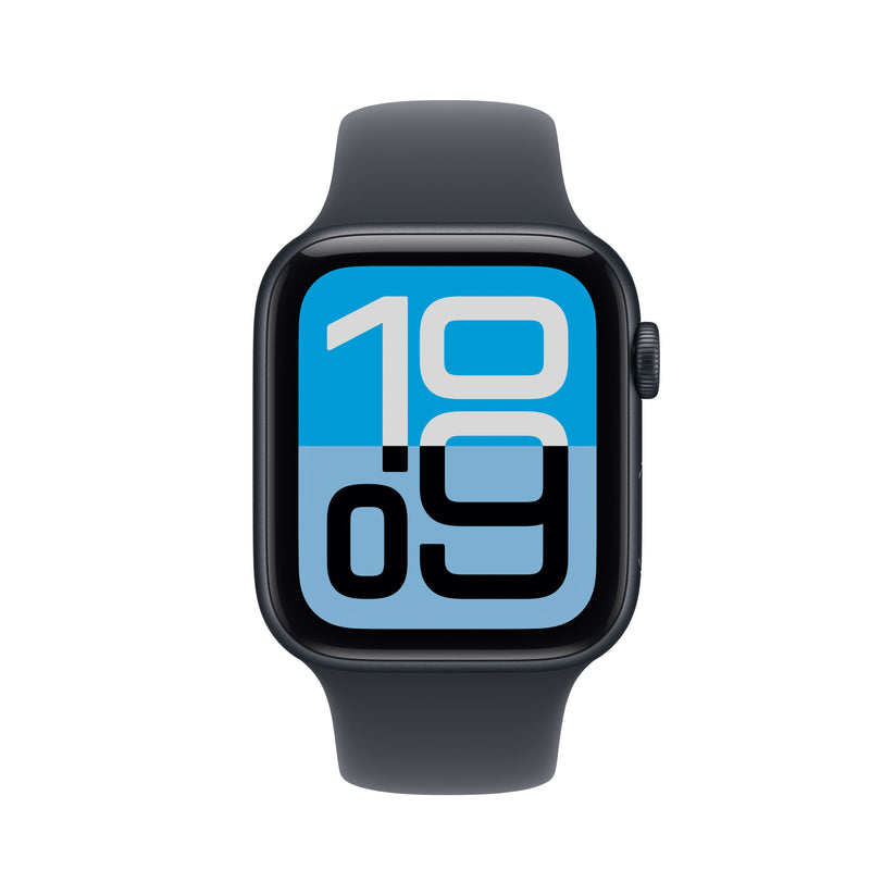 Apple Watch SE 3 GPS + Cellular 44mm Midnight Aluminium Case with Midnight Sport Band - M/L - iSTYLE BG