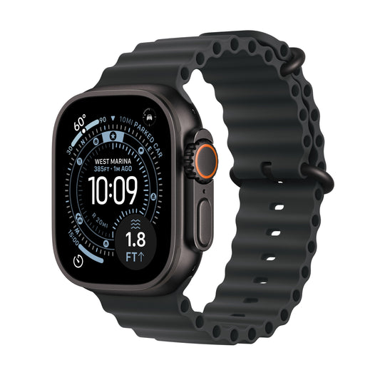Apple Watch Ultra 3 GPS + Cellular 49mm Black Titanium Case with Black Ocean Band - iSTYLE BG