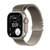 Apple Watch Ultra 3 GPS + Cellular 49mm Natural Titanium Case with Natural Titanium Milanese Loop - Small - iSTYLE BG