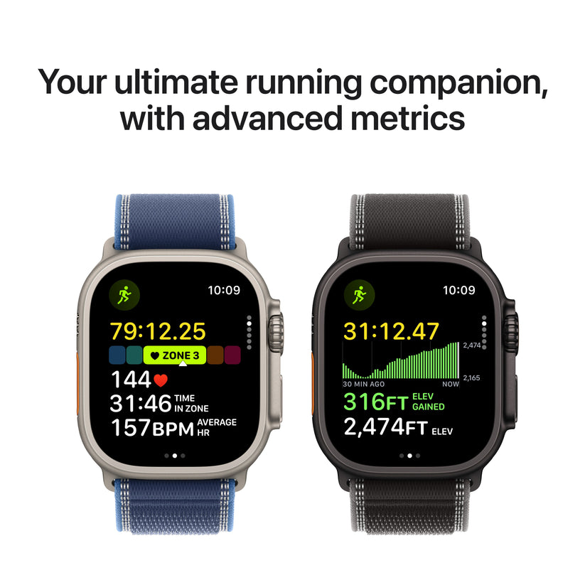 Apple Watch Ultra 3 GPS + Cellular 49mm Natural Titanium Case with Natural Titanium Milanese Loop - Small - iSTYLE BG