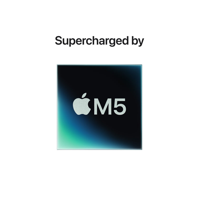 14-инчов MacBook Pro: Apple M5 чип с 10-ядрен CPU и 10-ядренe GPU, 1TB SSD, 24GB RAM, Дисплей с нанотекстура, German - Silver CTO