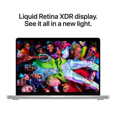 14-инчов MacBook Pro: Apple M5 чип с 10-ядрен CPU и 10-ядренe GPU, 4TB SSD, 24GB RAM, Дисплей с нанотекстура, Български (БДС) - Silver CTO