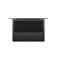 14-инчов MacBook Pro: Apple M5 чип с 10-ядрен CPU и 10-ядренe GPU, 4TB SSD, 24GB RAM, Дисплей с нанотекстура, German - Space Black CTO