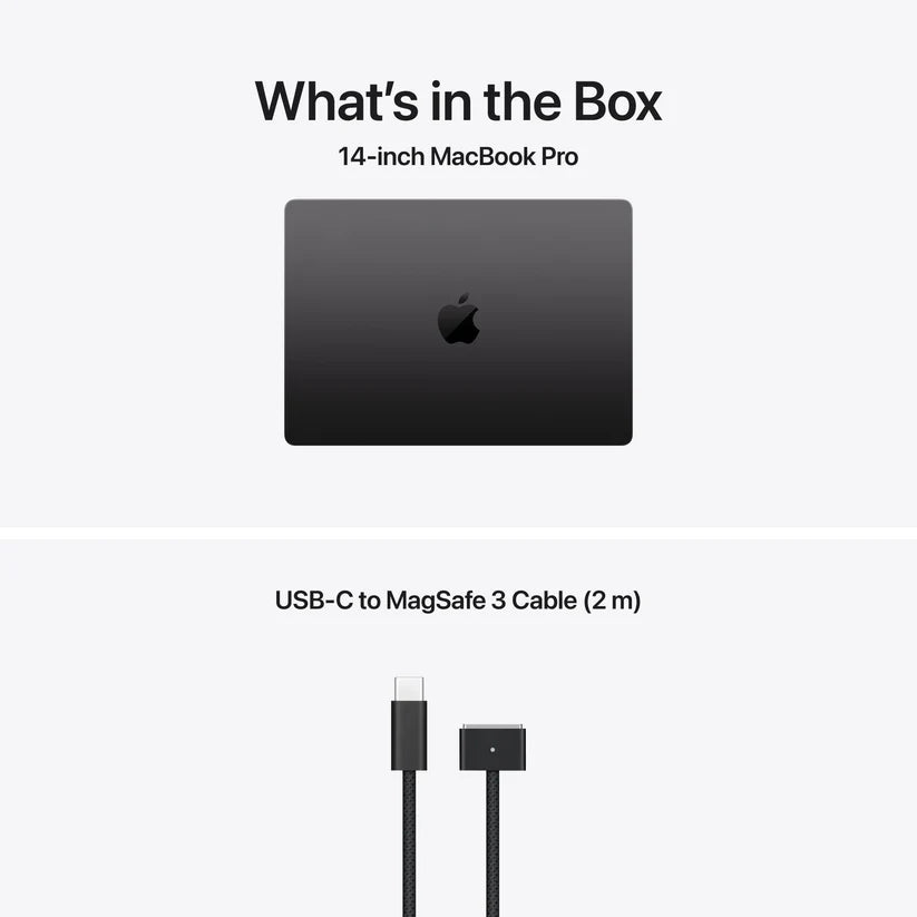 14-инчов MacBook Pro: Apple M5 Pro чип с 15-ядрен CPU и 15-ядренe GPU, 1TB SSD, 48GB RAM, Стандартен дисплей, INT - Space Black CTO