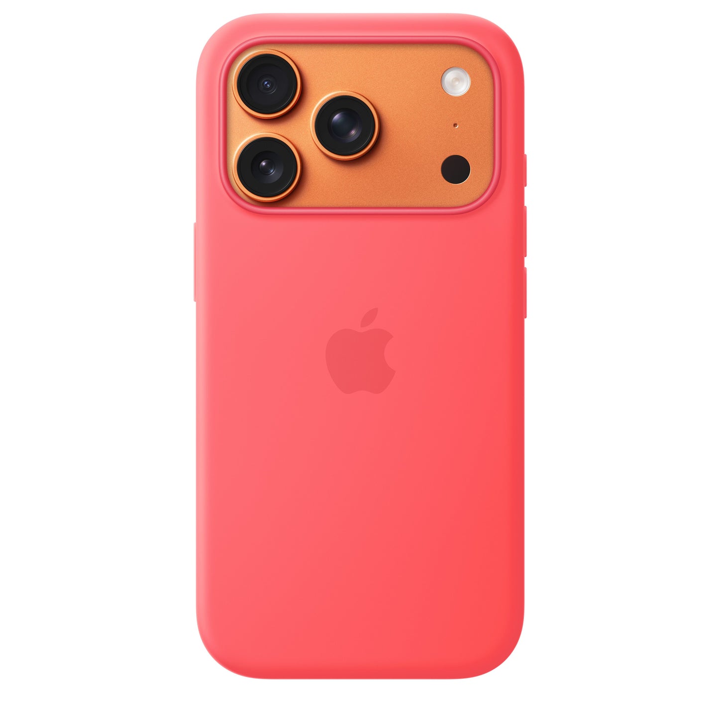 iPhone 17 Pro Silicone Case with MagSafe – Bright Guava - iSTYLE.bg