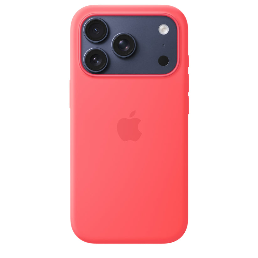 iPhone 17 Pro Silicone Case with MagSafe – Bright Guava - iSTYLE.bg