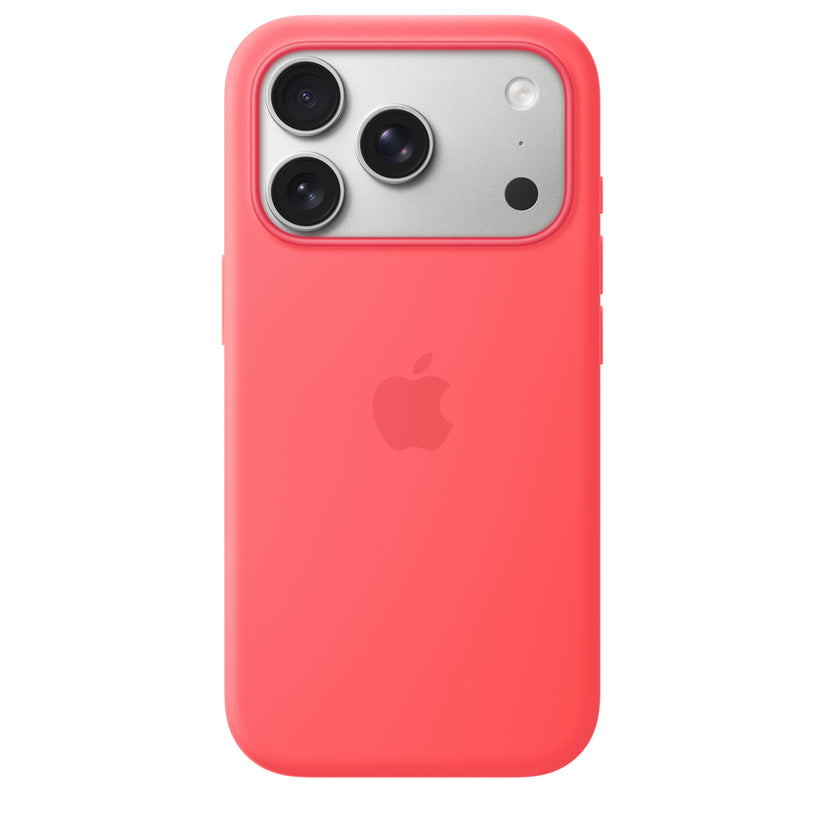 iPhone 17 Pro Silicone Case with MagSafe – Bright Guava - iSTYLE.bg