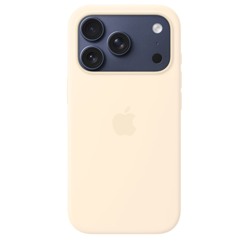 iPhone 17 Pro Silicone Case with MagSafe – Vanilla - iSTYLE.bg