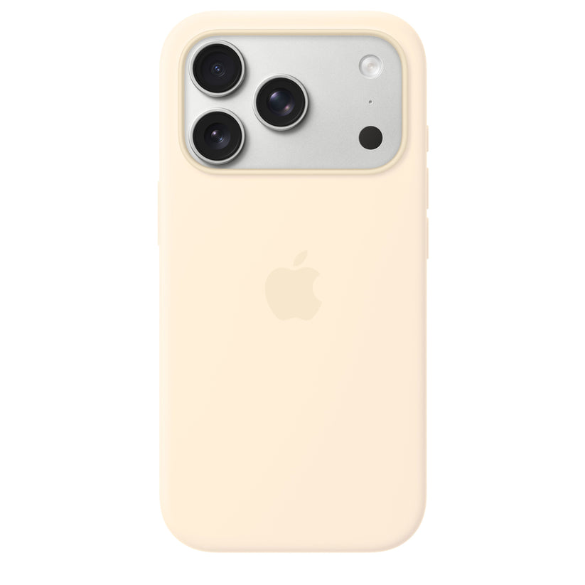 iPhone 17 Pro Silicone Case with MagSafe – Vanilla - iSTYLE.bg