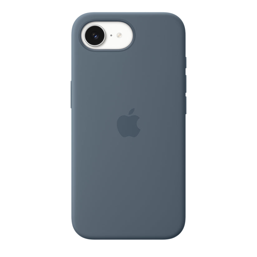 iPhone 17e Silicone Case with MagSafe – Anchor Blue - iSTYLE.bg