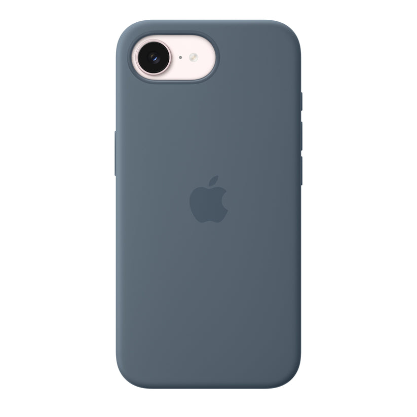 iPhone 17e Silicone Case with MagSafe – Anchor Blue - iSTYLE.bg