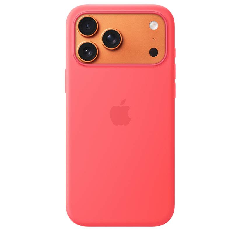 iPhone 17 Pro Max Silicone Case with MagSafe – Bright Guava - iSTYLE.bg