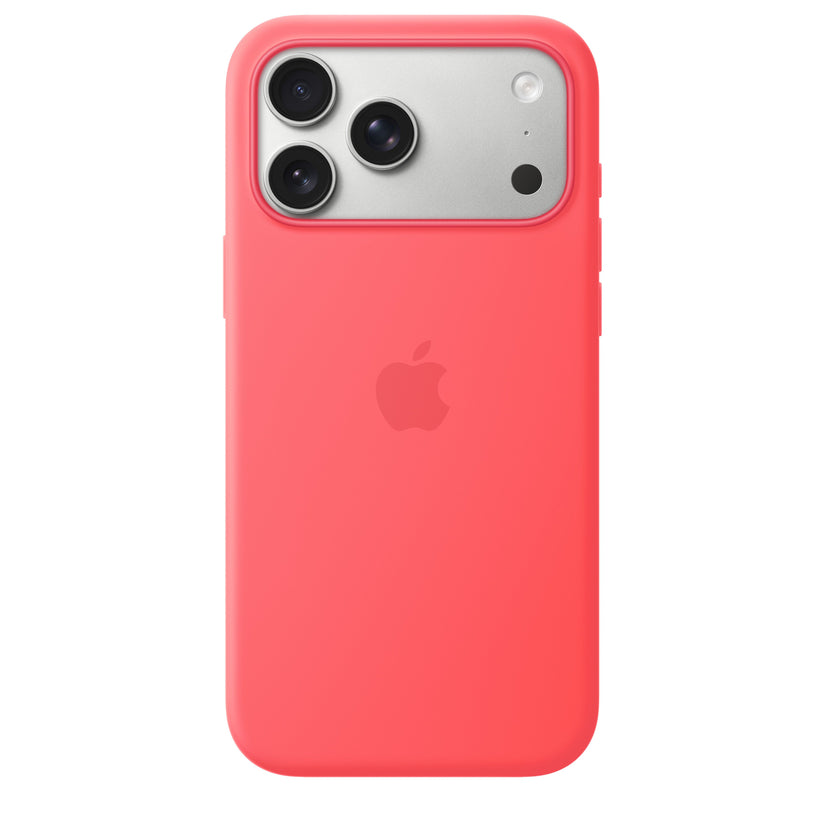 iPhone 17 Pro Max Silicone Case with MagSafe – Bright Guava - iSTYLE.bg
