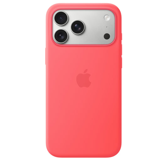 iPhone 17 Pro Max Silicone Case with MagSafe – Bright Guava - iSTYLE.bg