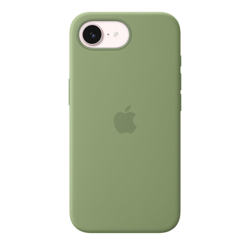 iPhone 17e Silicone Case with MagSafe – Light Moss - iSTYLE.bg
