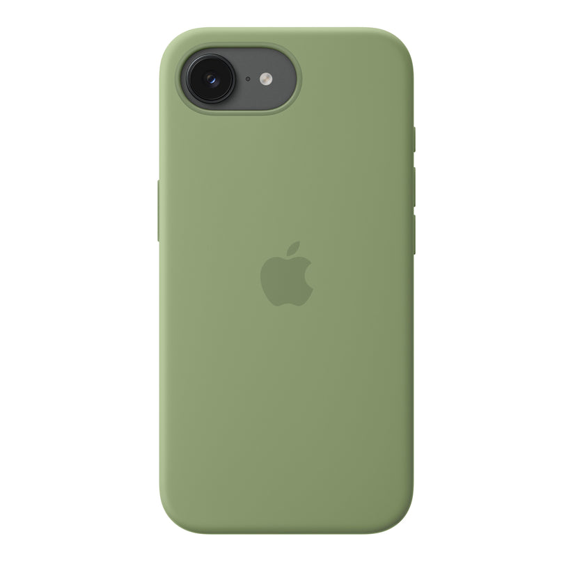 iPhone 17e Silicone Case with MagSafe – Light Moss - iSTYLE.bg