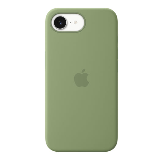 iPhone 17e Silicone Case with MagSafe – Light Moss - iSTYLE.bg
