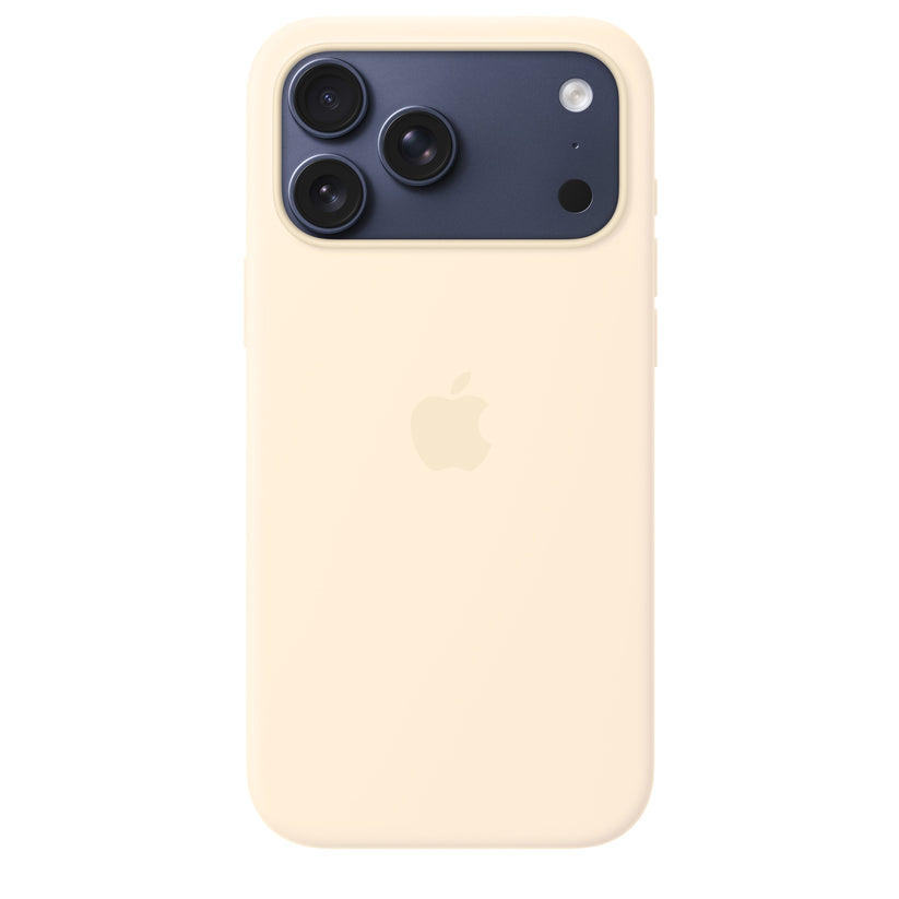 iPhone 17 Pro Max Silicone Case with MagSafe – Vanilla - iSTYLE.bg