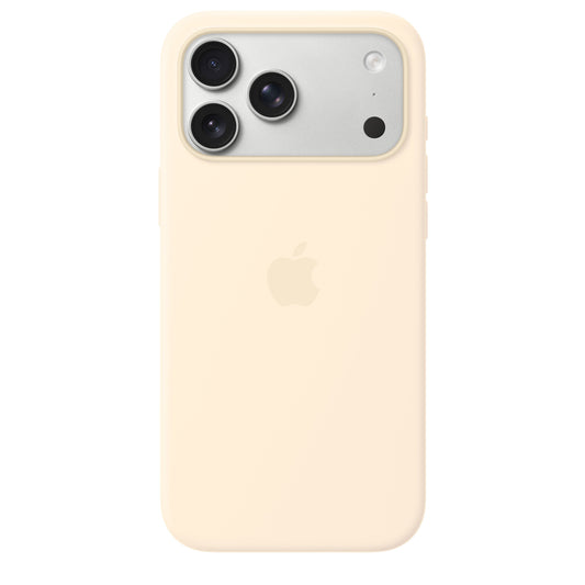 iPhone 17 Pro Max Silicone Case with MagSafe – Vanilla - iSTYLE.bg