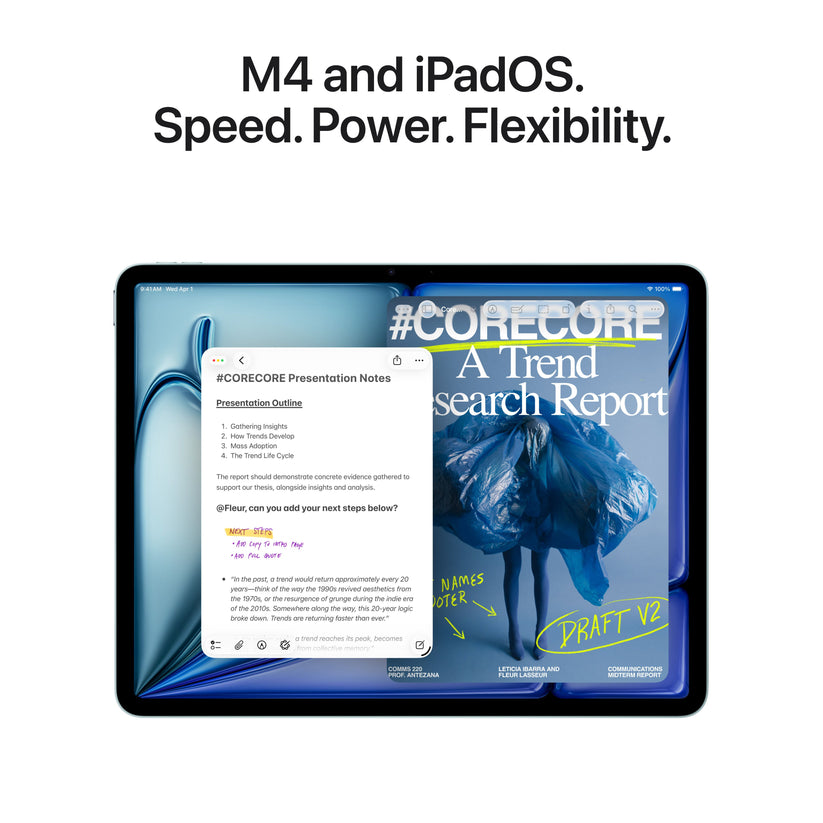 11-inch iPad Air Wi-Fi 256GB - Blue (M4) - iSTYLE.bg