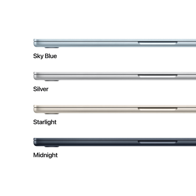 15-inch MacBook Air: Apple M5 chip with 10-core CPU and 10-core GPU, 1TB SSD - Midnight - iSTYLE.bg