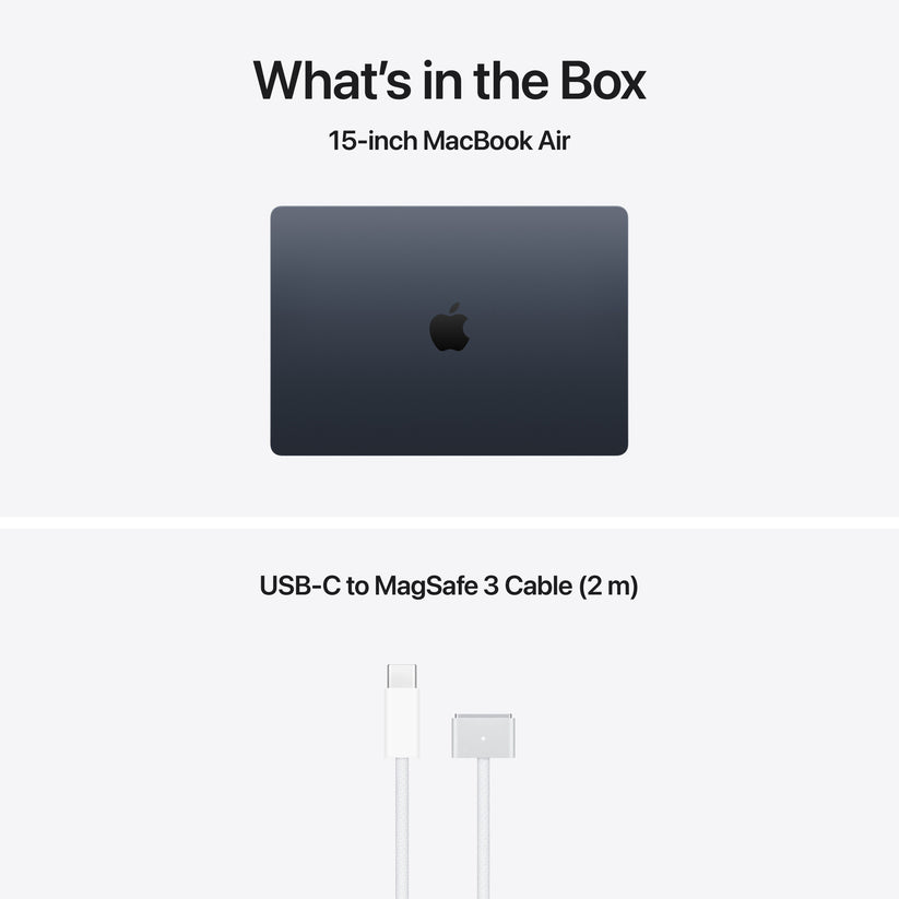 15-inch MacBook Air: Apple M5 chip with 10-core CPU and 10-core GPU, 1TB SSD - Midnight - iSTYLE.bg