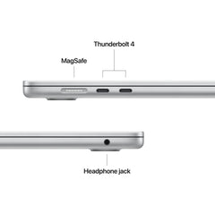 15-inch MacBook Air: Apple M5 chip with 10-core CPU and 10-core GPU, 512GB SSD - Silver - iSTYLE.bg