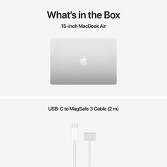 15-inch MacBook Air: Apple M5 chip with 10-core CPU and 10-core GPU, 512GB SSD - Silver - iSTYLE.bg