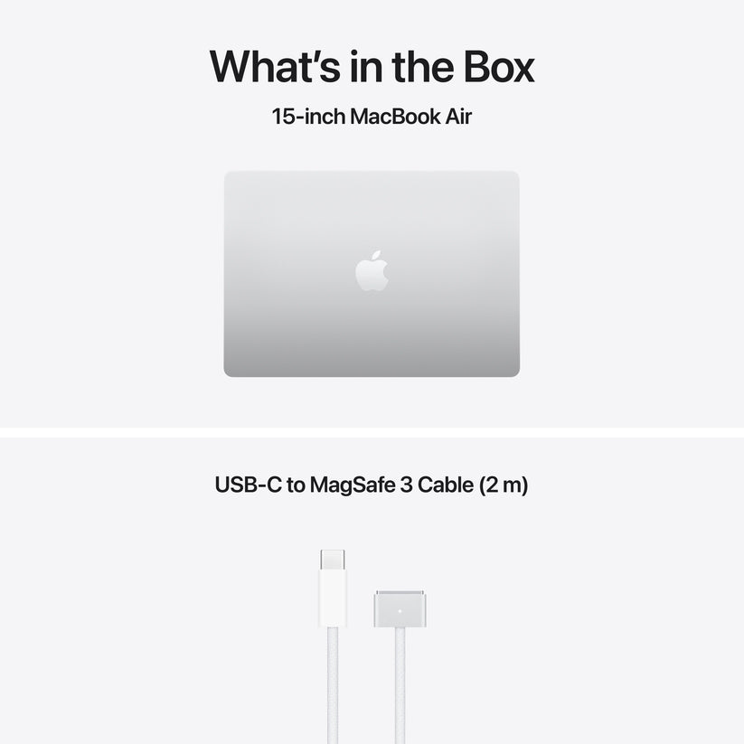 15-inch MacBook Air: Apple M5 chip with 10-core CPU and 10-core GPU, 512GB SSD - Silver - iSTYLE.bg