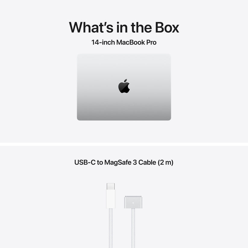 14-inch MacBook Pro: Apple M5 Pro chip with 15-core CPU and 16-core GPU, 2TB SSD - Silver - iSTYLE.bg