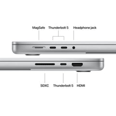 16-inch MacBook Pro: Apple M5 Max chip with 18-core CPU and 32-core GPU, 2TB SSD - Silver - iSTYLE.bg