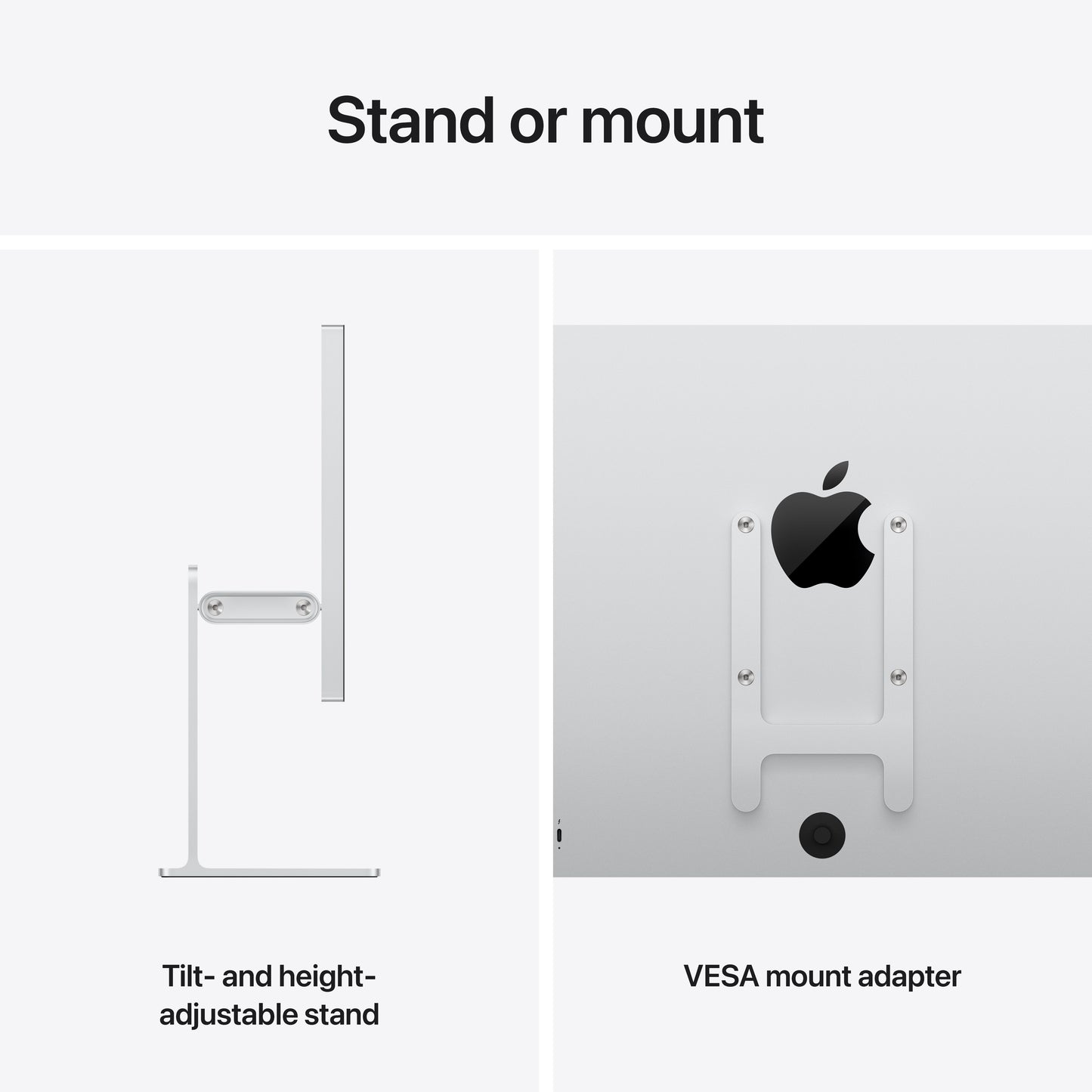 Studio Display XDR - Standard glass - Tilt- and height-adjustable stand - iSTYLE.bg