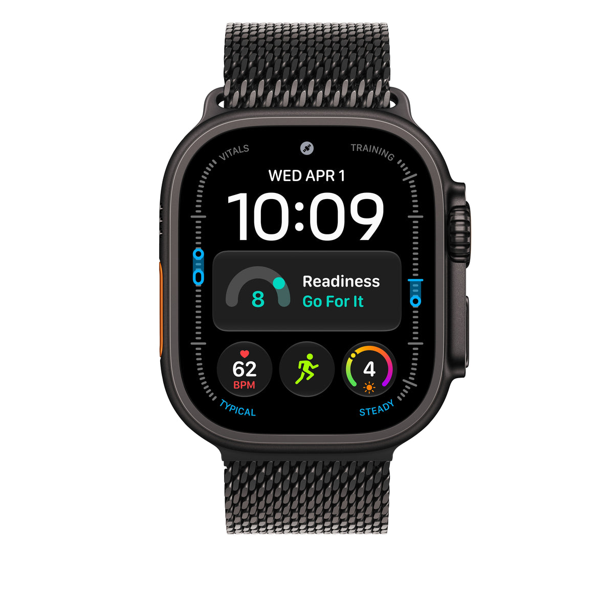 49mm Black Titanium Milanese Loop - Small - iSTYLE.bg