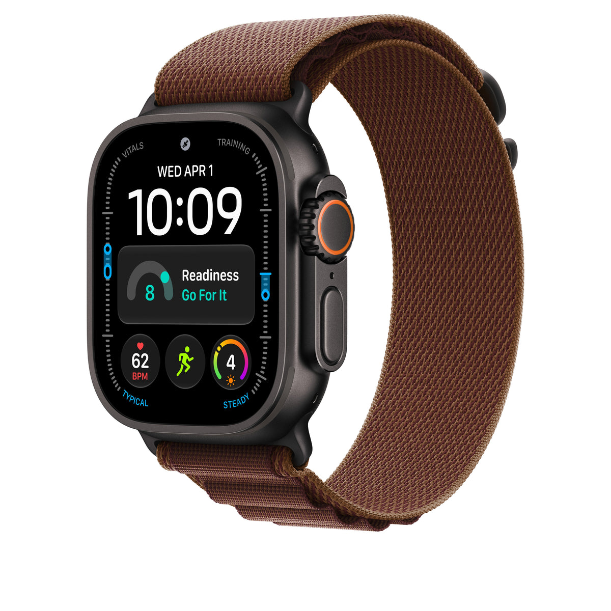 49mm Burgundy Alpine Loop - Medium - Black Titanium Finish - iSTYLE.bg