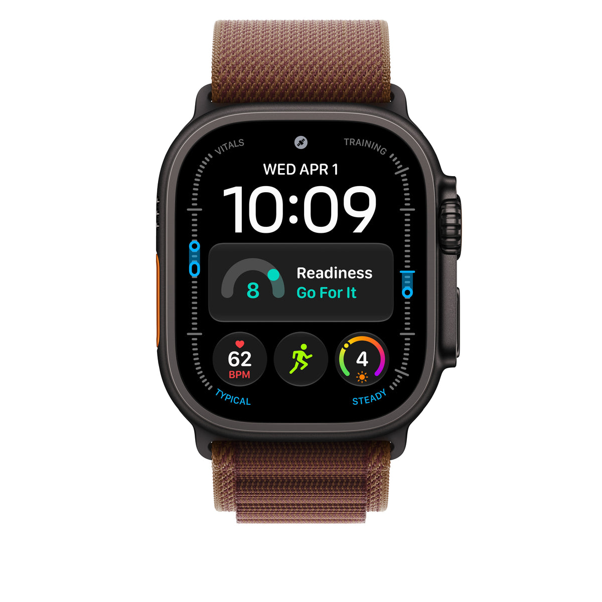 49mm Burgundy Alpine Loop - Medium - Black Titanium Finish - iSTYLE.bg