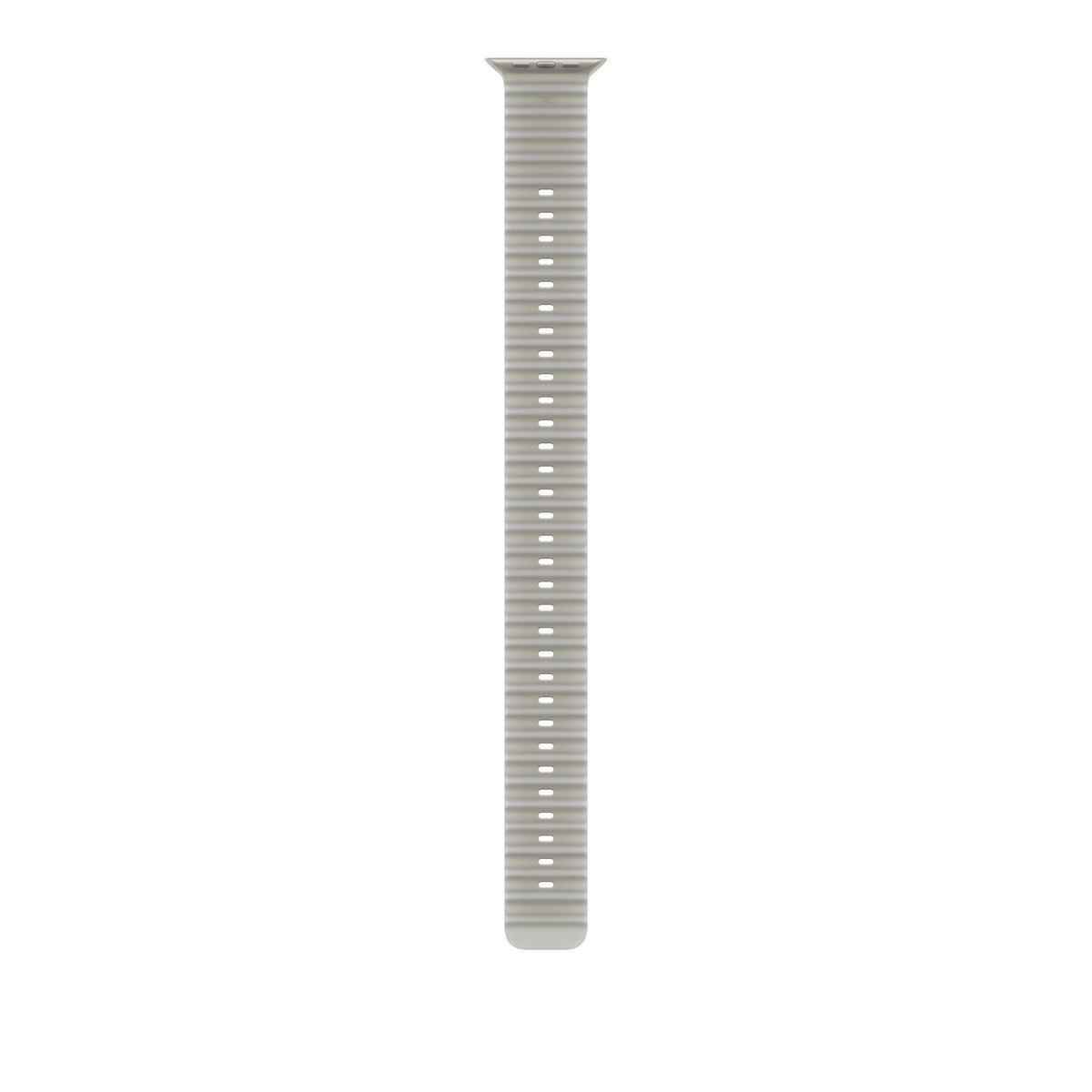49mm Translucent Grey Ocean Band Extension - Natural Titanium Finish - iSTYLE.bg