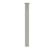 49mm Translucent Grey Ocean Band Extension - Natural Titanium Finish - iSTYLE.bg