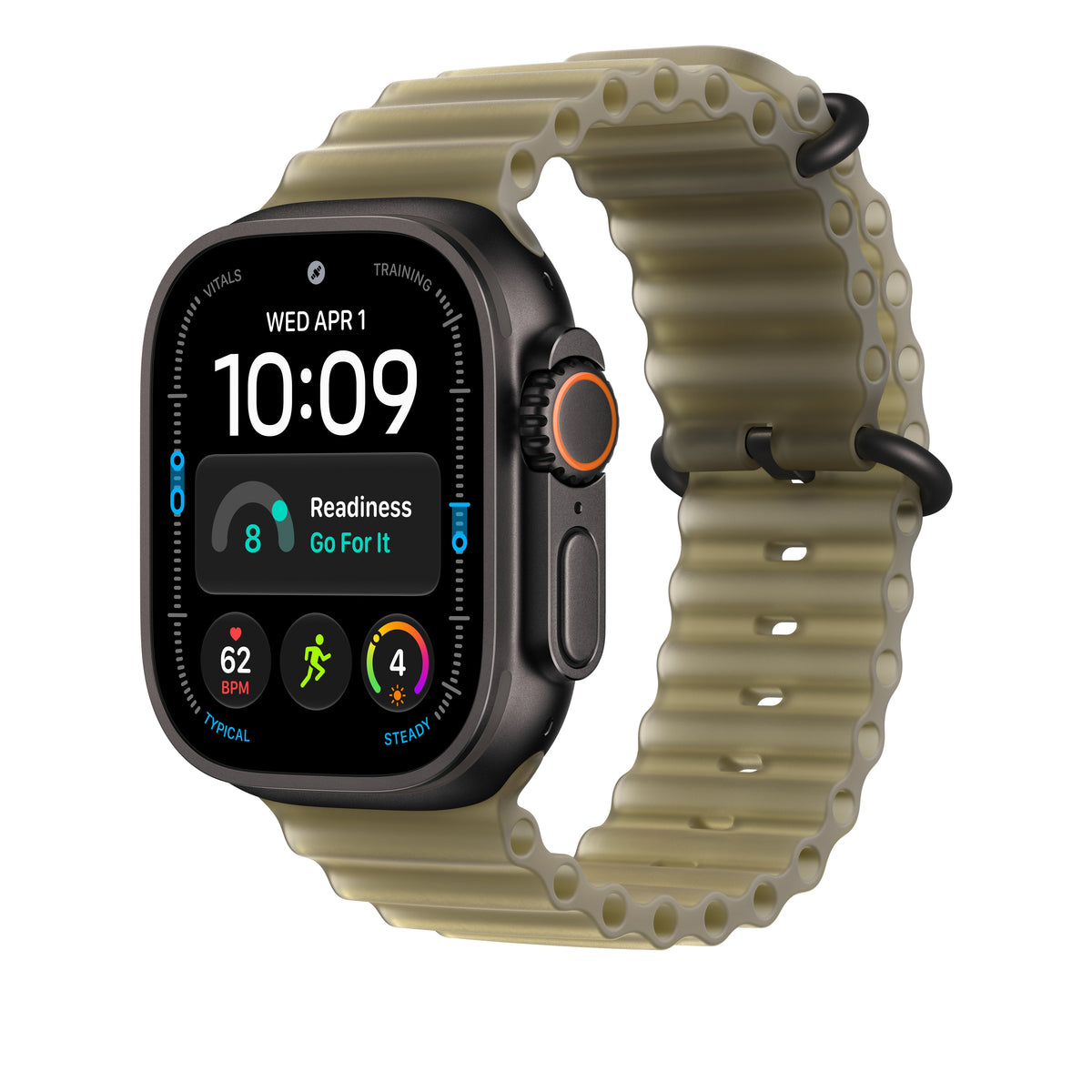 49mm Translucent Kelp Ocean Band - Black Titanium Finish - iSTYLE.bg